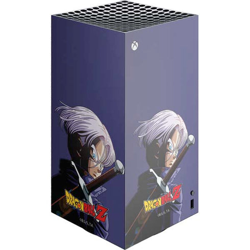 Dragon Ball Z Trunks Portrait XBox Series X Digital Edition Console Skin